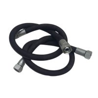 Furtun Hidraulic Sertizat 2SN pentru Tractor U445, U650, L=3000mm, 2 Insertii Metalice - 1