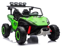 UTV electric pentru 2 copii Kinderauto Vector V2 Dune-Buggy, 220W, 12V, roti moi, scaun tapitat, echipat premium, verde - 1