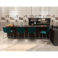 Gresie Ceramica Lucioasa Karizma Cafe 61 x 61 cm cu Aspect de Marmura - 3