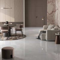 Gresie portelanata Osmos White 60 x 120 cm lucioasa rectificata pentru interior si exterior - 2