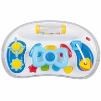 Premergator FreeON Little Driver pliabil cu sunete si lumini 6 luni+ GriGalben - 2