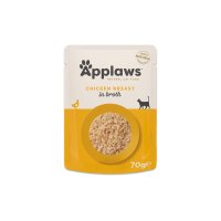 Applaws hrana umeda pentru pisici cu piept de pui in supa, plic de 70 g - 1