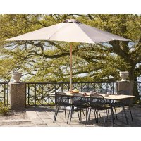 Umbrela de soare Orlando Taupe – 300x300x265 cm pentru terase si balcoane - 2