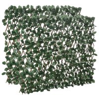 Outsunny Gard Extensibil din Poliester si Ratan, 200x100 cm, Verde | Aosom Romania - 1