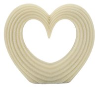 Inima Decorativa Mauro Ferretti 21X6X19 cm - Stil Elegant Alb | Aosom Romania - 1