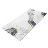 Gresie Portelanata Rozer Grey Gold Insert Carving 60X120 Lucioasa cu Insertii Aurii - 5