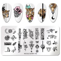 Matrita metalica pentru decor unghii ND-152 - 1
