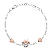Bratara Disney Minnie Mouse & Rose Hearts - Argint 925 - 1