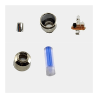 Set 2 Capace Ventile LED Albastru pentru Bicicleta, Motocicleta si Masina - 7 x 1,5 cm - 1