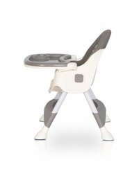 Scaun de masa multifunctional 4 in 1, Pliabil, cu Cos de depozitare, cu ham de siguranta, Tavita dubla detasabila, 70 x 56 x 92 cm, greutate 3.8 kg, Colibro Picolo Dove - 10
