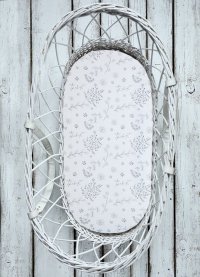 Set 2 cearsafuri cu elastic pentru landoucosulet bebe BloomPuncte Sleepee - 2