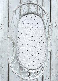 Set 2 cearsafuri cu elastic pentru landoucosulet bebe BloomPuncte Sleepee - 3