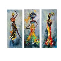 Set tablouri canvas (3 bucati) MDF0035 Multicolor 70x50 cm - 3