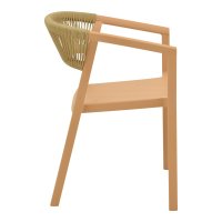 Fotoliu Sillia Cappuccino de la Pako World - Design Modern pentru Exterior - 3
