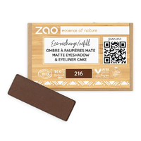 Fard de pleoape mat, 216 Brown, Zao - 1
