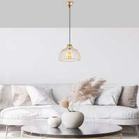 Lustra BEK-11371 Auriu Stralucitor - 1