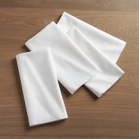 Set 50 Servetele masa Kotonia Home Hotel, 100% bumbac, Ranforce Pakistan, dimensiunea 35x45 cm, alb - 1