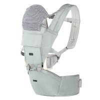 Marsupiu ergonomic pentru bebelusi cu gluga si baza rigida Cangaroo Ivy Green - 1