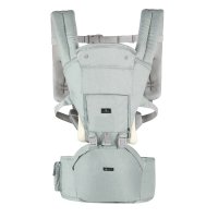 Marsupiu ergonomic pentru bebelusi cu gluga si baza rigida Cangaroo Ivy Green - 8