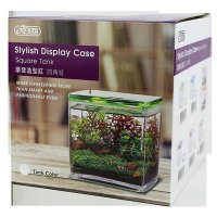 ISTA - Acvariu acrilic Betta, cub, albastru - Stylish Display Case-Square Tank Blue - 1