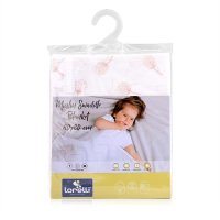 Scutec pled din muselina 80x80 cm Rose Floral - 1