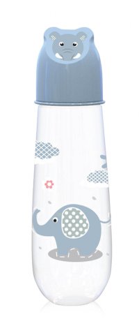 Biberon Animals 250 ml capac decorat 0 luni+ Moonlight Blue - 1