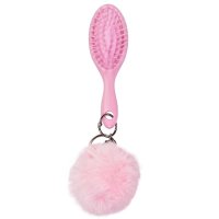 Perie de Par Martinelia Pompom Roz Deschis - 1