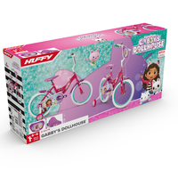 Bicicleta pentru copii 4-6 ani Huffy Gabbys Dollhouse 16 inch cu roti ajutatoare - 1
