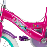 Bicicleta pentru copii 4-6 ani Huffy Gabbys Dollhouse 16 inch cu roti ajutatoare - 3