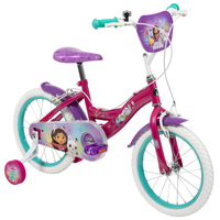 Bicicleta pentru copii 4-6 ani Huffy Gabbys Dollhouse 16 inch cu roti ajutatoare - 7