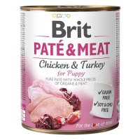 Brit Pate and Meat Puppy 800 g - Hrana umeda pentru catei - 1