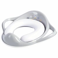 Reducator toaleta Maltex Baby cu colac integrat antiderapant Zebra Gri - 3