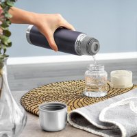 Sticla termos Reer din otel inoxidabil vidat ColourCup 450 ml gri - 1
