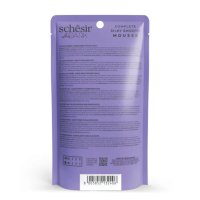 SCHESIR After Dark Velvet Mousse, Pui și Rață, plic hrană umedă fără cereale pisici, (mousse), 80g - 4