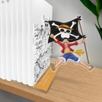 Suport pentru Carti Acrilic One Piece - Luffy cu Steagul - 2