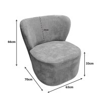 Fotoliu Veridian Galben Pal - 63x70x66 cm pentru Confort si Stil - 5