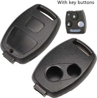 Carcasa Cheie Auto Techstar cu 2 Butoane Compatibila Honda Civic, Jazz, CR-V, Accord, Insight, Fit, FR-V, fara lama - 1