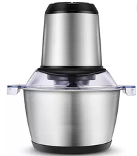 Tocator Electric Multifunctional Q JR842 650W cu 2 Viteze din Inox pentru Carne Fructe si Legume Capacitate 3L - 1