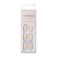Unghii false imPress Point Pink, 30 bucati, marca Kiss - 1