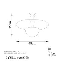 Candelabru, Opviq, metal, cupru, 48x35 cm - 8
