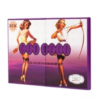 Paleta de Farduri pentru Pleoape, Makeup, Matte si Shimmer, Violet, 35 Nuante - 3