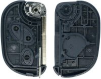 Carcasa Cheie Auto Techstar tip Flip cu 3 butoane, compatibila Maserati GranTurismo, Quattroporte, GranCabrio - 3