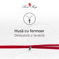 Saltea ortopedica BEST SLEEP Foamy Waves 140x190x25cm, spuma poliuretanica cu memorie, hipoalergenica, fermitate medie - 2