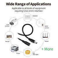 Cablu de Alimentare, Extensie Mufata de 5m MRG M1168, Mufa 5.5mm, Negru - 6