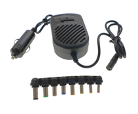 UB EWDD8040, incarcator universal auto pentru laptop, 80 W, cu adaptoare - 1