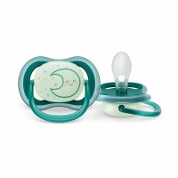 Philips Avent Ultra Air Suzeta Ortodontica pentru Bebei, Silicon Moale, Fara BPA, Verde Inchis, 6-18 luni - 1