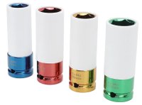 Set 4 tubulare de impact cu protectie pentru jante aliaj - 1