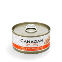 CANAGAN Ton si Creveti - Hrană Umedă Fără Cereale pentru Pisici Junior si Adult, 75g - 2