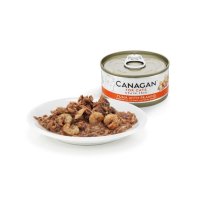 CANAGAN Ton si Creveti - Hrană Umedă Fără Cereale pentru Pisici Junior si Adult, 75g - 4