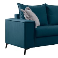 Canapea cu 2 locuri Verona 2 Pako World Albastru inchis 173x93x100 cm - 2